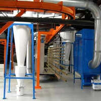 Automatic Powder Coating Plant - Stainless Steel, Semi-automatic System | Electric Drive With Frequency Speed Control For Consistent Finish