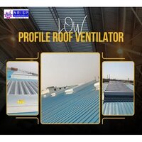 Low Profile Gravent Roof Ventilator - Aluminum, 2500mm Width X 600mm Height | Customizable Size & Color, Efficient Ventilation For Industrial Settings
