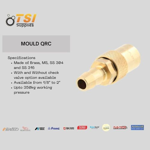 Muold Quick Realse Coupling - Material: Brass / Stainless Steel