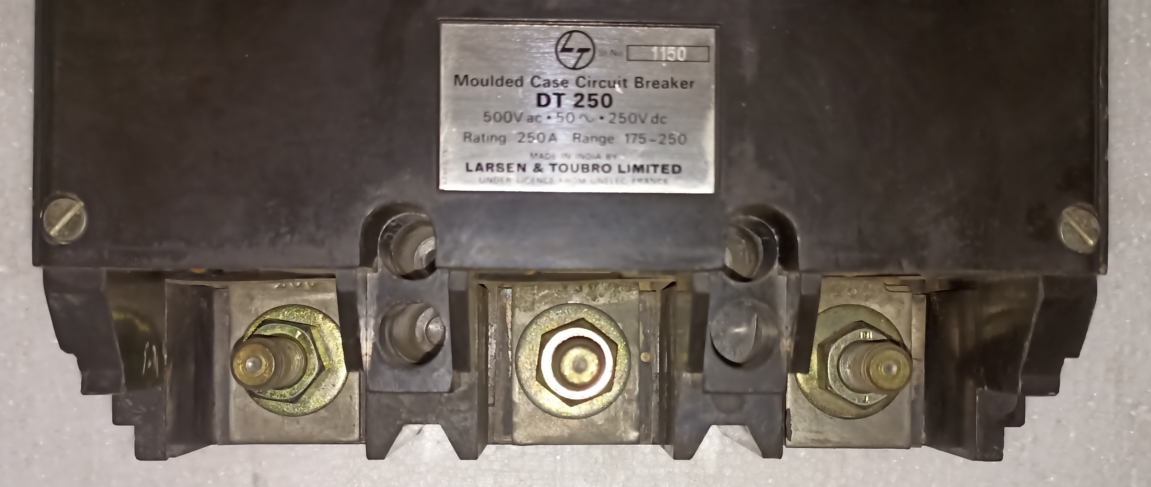 LT (DT 250) 250A 3P MCCB