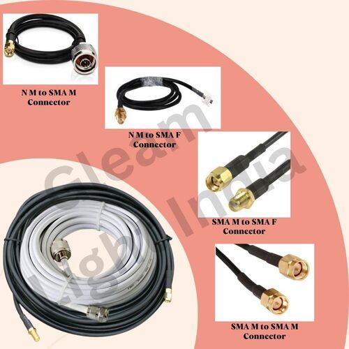 Rf Cable Assembly Sma Male To Rp Sma Female In Rg58 Application: Electronic