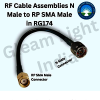 Rf Cable Assemblies N Male To Rp Sma Male In Rg174 - Application: Electronic