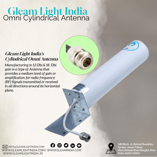 Omni Cylindrical Antenna 12 Dbi Application: Indoor And Outdoor