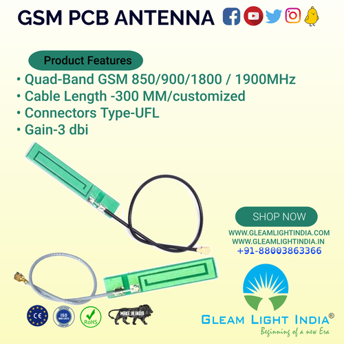 Gsm Pcb Antenna Application Indoor And Outdoor at Best Price in New Delhi Gleam Light India