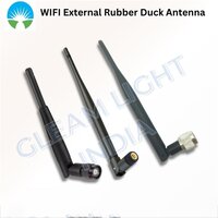 External Wifi Antenna - Plastic, 2.5 Ghz Frequency Range, 360â° Horizontal Lobe Width, 5 Dbi Gain | Industrial Usage, Linear Polarization, Operating Temp 40-60â°c