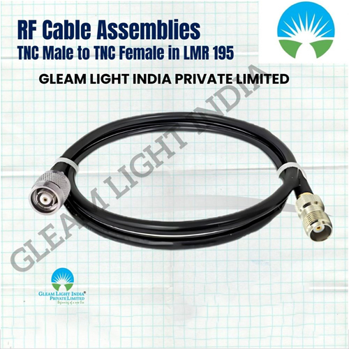 RF Cable Assemblies TNC Male to TNC Female Bulkhead in LMR 195