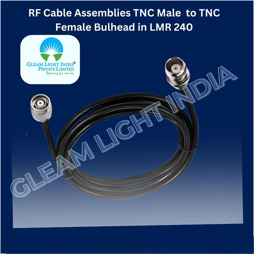 RF Cable Assemblies TNC Male to TNC Female Bulkhead in LMR 240