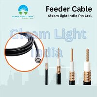 Rf Feeder Cable Flex - Dielectric Foamed Pe, 50 Ohm, -55 To +85â°c | Industrial Application, Round Solid Copper Conductor, Black Ptfe Jacket