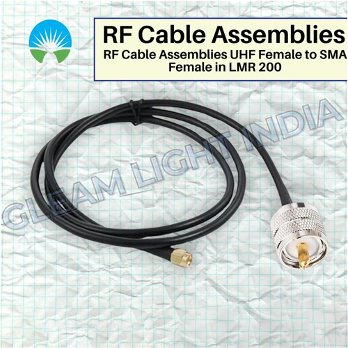 RF Cable Assemblies UHF Female to SMA Female in LMR 200