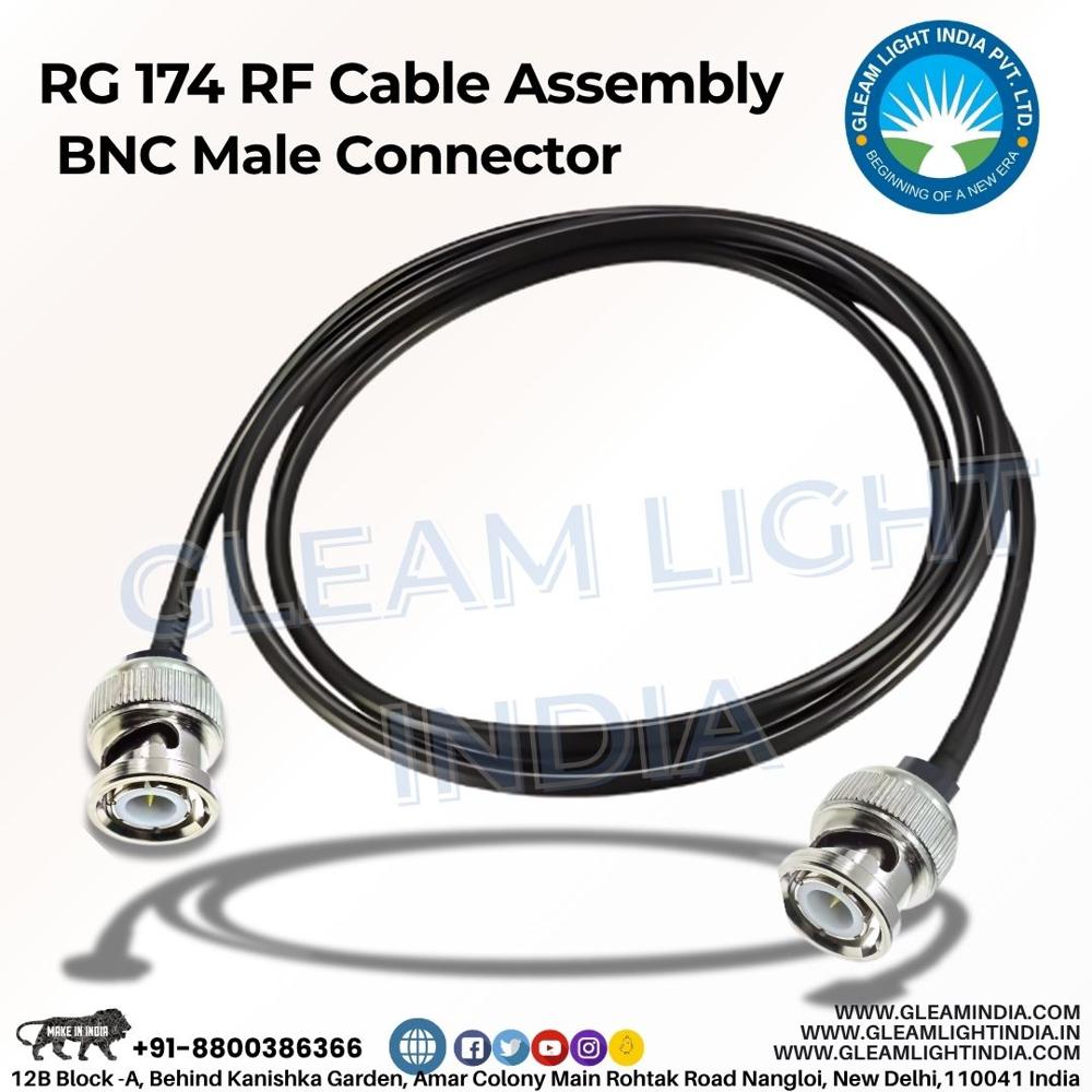 Cable Assembly Rg174 In Bnc M To Bnc M - Application: Industrial