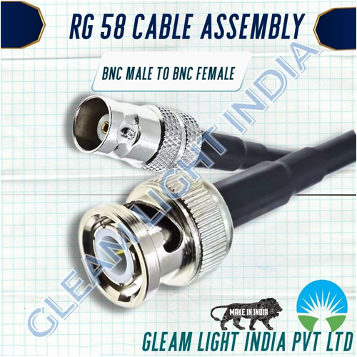 RF Cable Assembly BNC Male to BNC Female in RG58