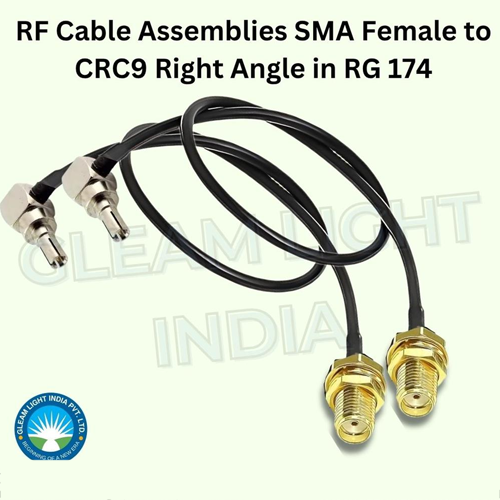 SMA Female To Dual CRC9 Male Plug In RG 174