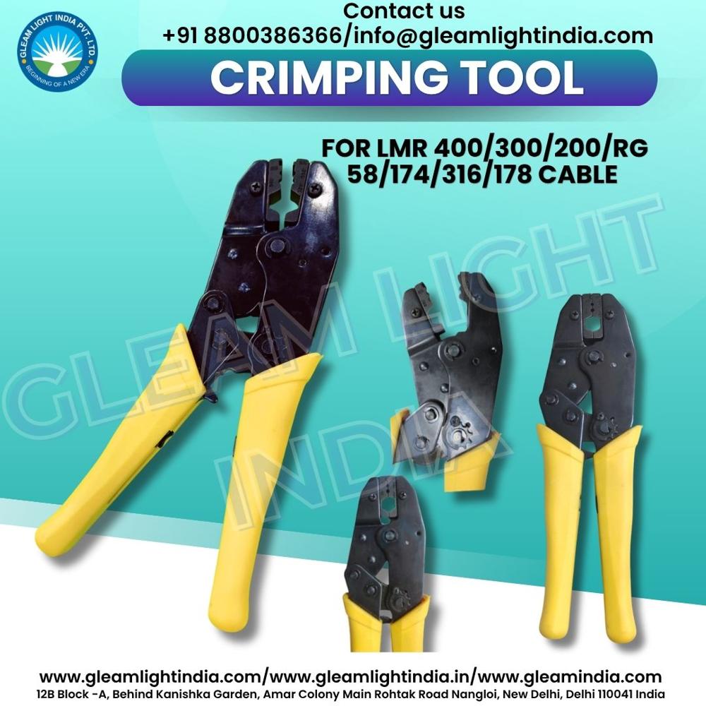 Lmr 400 Crimping Tool - Color: Black And Yellow