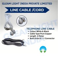 Lan Cable - Abs Material, 225 Mm Size, Black Color | 50 Ohm Impedance, Supports All Networks, Pvc Insulation, Data Communication Usage