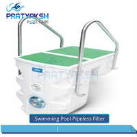 Swimming Pool Pipeless Filter - Premium Quality, Available In Various Sizes, Elegant White And Green, Round Shape, Easy Installation And Maintenance