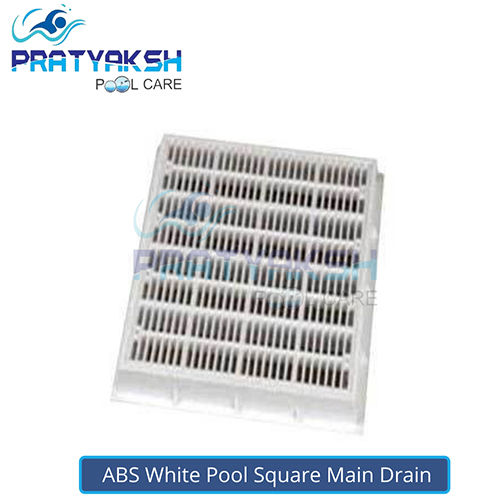 Swimming Pool Abs White Pool Square Main Drain Size: Different Size