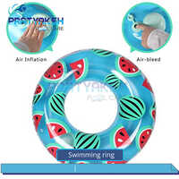 Swimming Ring - Rubber/plastic, Different Sizes Available , Blue Round Shape For Pool Safety
