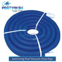 Swimming Pool Vacuum Hose Pipe - Various Sizes, Round Shape, Blue Color | Ideal For Industrial Pool Applications