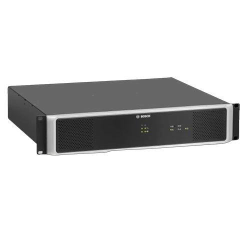 Black With Silver Bosch Pva-2P500 Power Amplifier 2X500W