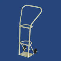 Oxygen Cylinder Trolley Design: With Rails