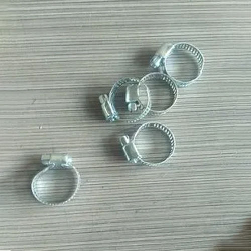 White Industrial Hose Clamps