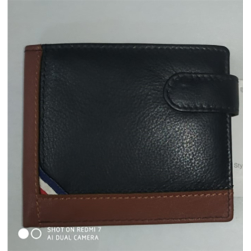VS 0028 Black and Brown Mens Wallet