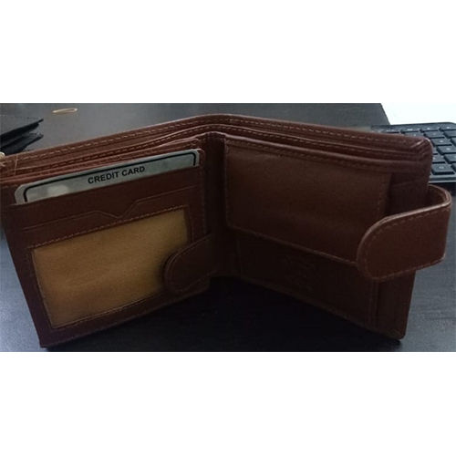 Buff Vt Leather Zk 10015 Cognac Mens Wallet