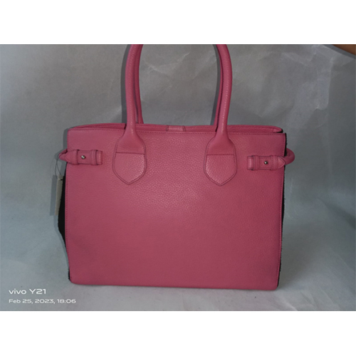 VS 0021 Pink and Black Ladies Handbag