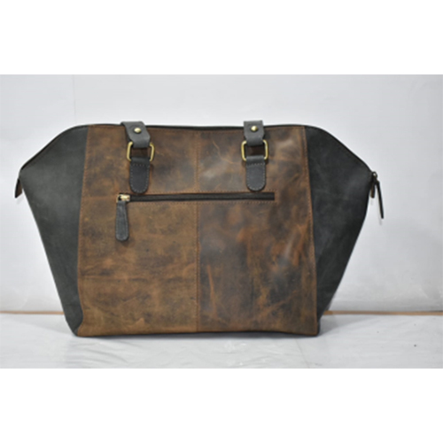 VS 63 Tan and Black Ladies Handbag