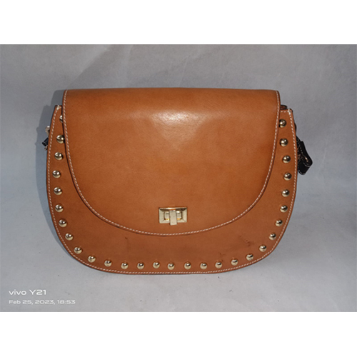 VS 178 Tan and Black Ladies Handbag