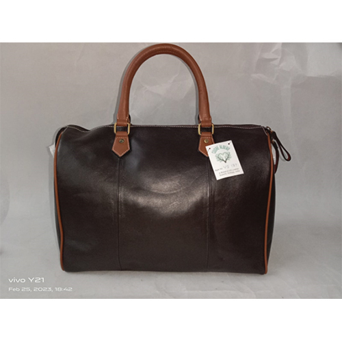 VS 187 Brown and Tan Mens Handbag