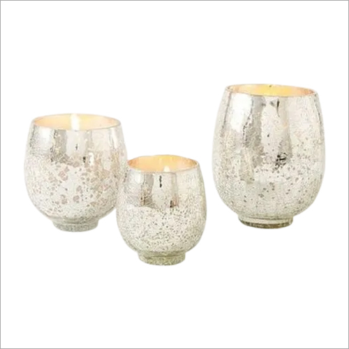 Glass Antique Candle Holders