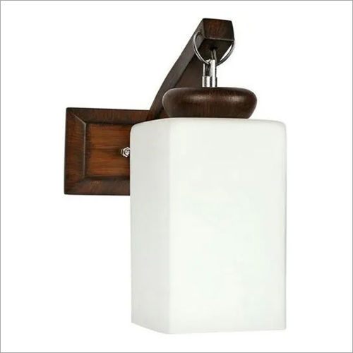 Crystal Cuboidal Shaped Glass Wall Light