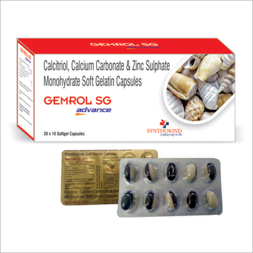 Calcitriol Calcium Carbonate  Zinc Sulphate Monohydrate Soft Gelatin Capsules
