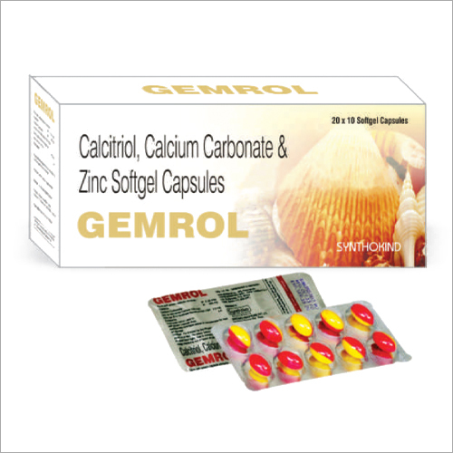 Calcitriol Calcium Carbonate  Zinc Capsules