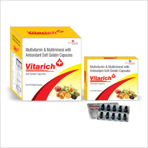 Multivitamin Multimineral Antioxidant Soft Gelatin Capsules