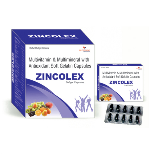 Multivitamin Multimineral Antioxidant Soft Gelatin Capsules