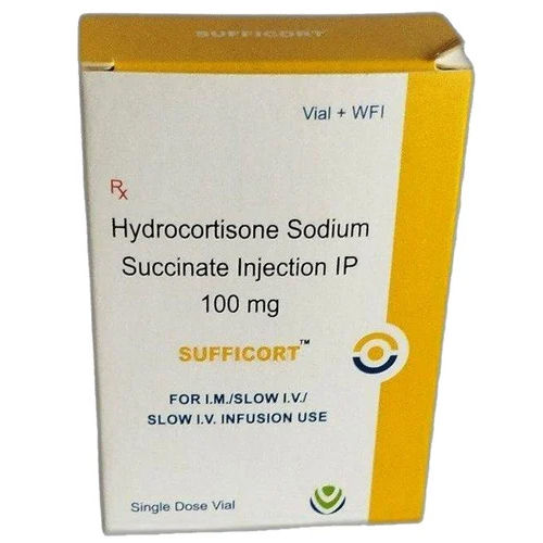 100Mg Hydrocortisone Sodium Succinate Injection Ip Storage: Dry Place