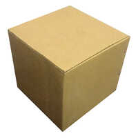 Die Cut And Folding Boxes - Paper Material, Customized Size, Brown Color | Features: Square Shape, Corrugated Board & Kraft Paper, Die-cutting & Lamination