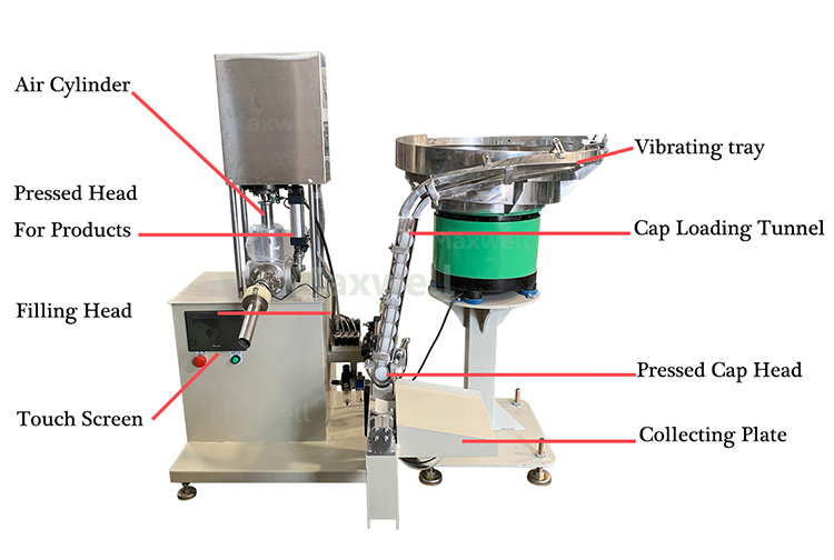 Semi Auto Cartridge Silicone Sealant Filling Machine