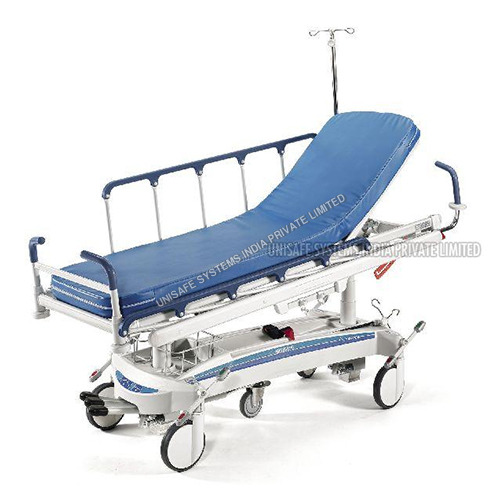 Blue Multi Function Hydraulic Stretcher Trolley