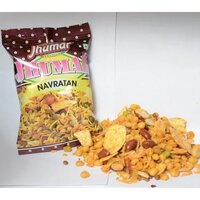 Jhumar Navratan Namkeen - Regular Size, Spicy Flavor | High-quality Crunchy Snack With Sev, Peanuts, Cashews, And Traditional Indian Spices
