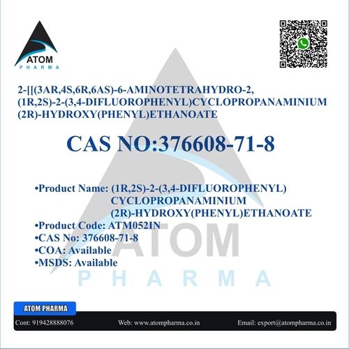 1R 2S  2  3 4 Difluorophenyl Cyclopropanaminium  2R  Hydroxy Phenyl Ethanoate Intermediate Cas No: 376608-71-8