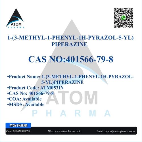 1-(3-Methyl-1-Phenyl-1H-Pyrazol-5-Yl)Piperazine Intermediate Cas No: 401566-79-8