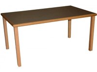 Wooden Library Table - Eco-Friendly Brown Indoor Furniture | Durable Design with Warranty, Perfect for Dining Room Usage