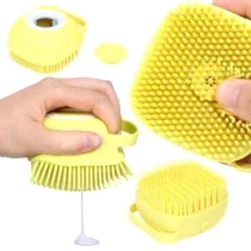 Silicon Bath Brush Square
