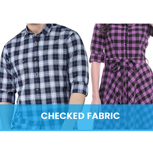 Unisex Checked Fabric