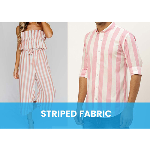 Unisex Striped Fabric