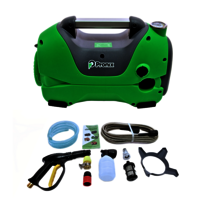 Green Pronix Portable Pressure Car Washer With 1 Year Warranty Less Water Usage 1800w Pnx100