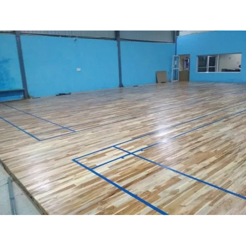 Wooden Highly Durable Badminton Court Flooring